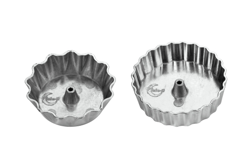 Tartlette met korst van ijzer, set van twee stuks (zonder handvat) - Plate-it