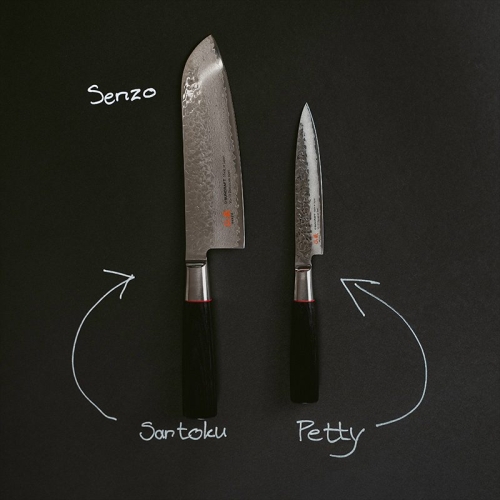 Messenset Senzo, Santoku + petty - Suncraft