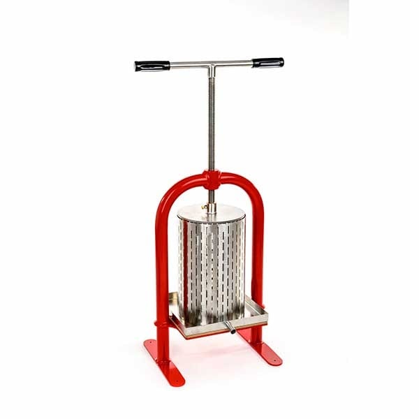 Handmatige Fruitpers, RVS, 20 L - Apple press