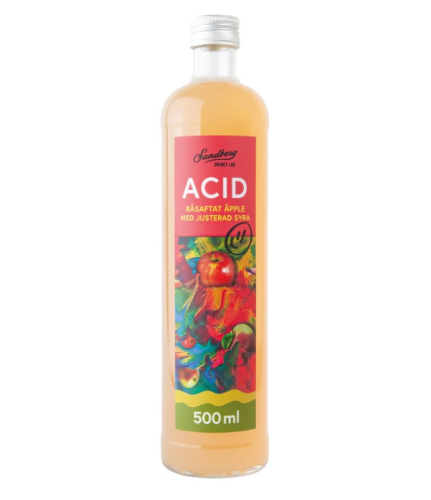 Zuur-gecorrigeerde Zweedse appel 500ml - Sandberg Drinks Lab