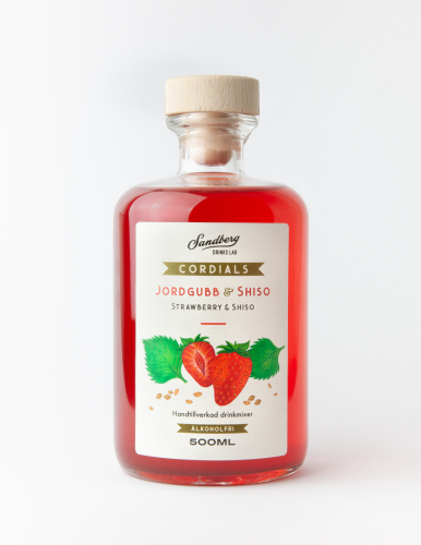 Cordials, Strawberry & Shiso - Sandberg Drinks Lab