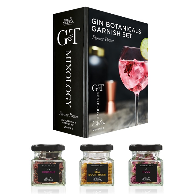 Gin en Tonic, garnituur met bloemen - Mill & Mortar