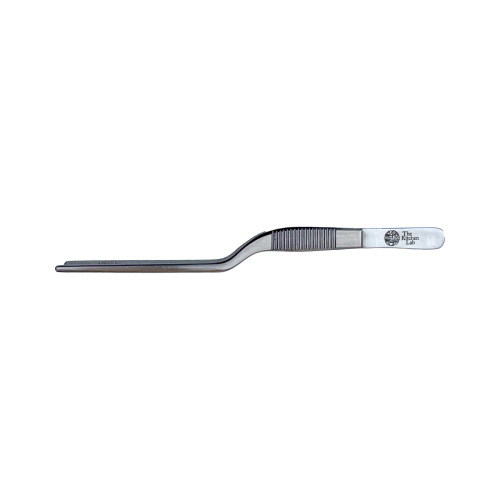 Pincet, offset, 20cm, zilver - The Kitchen Lab