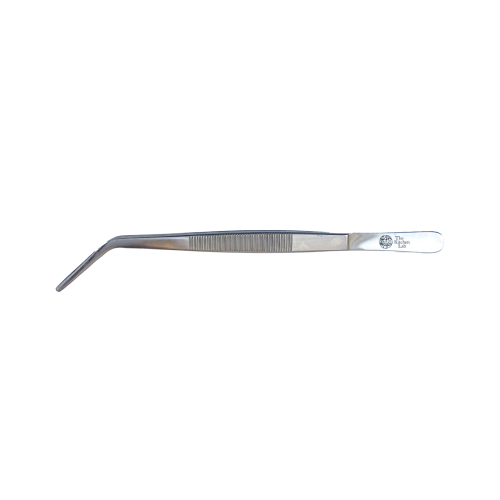 Pincet met hoek, 20cm, zilver - The Kitchen Lab