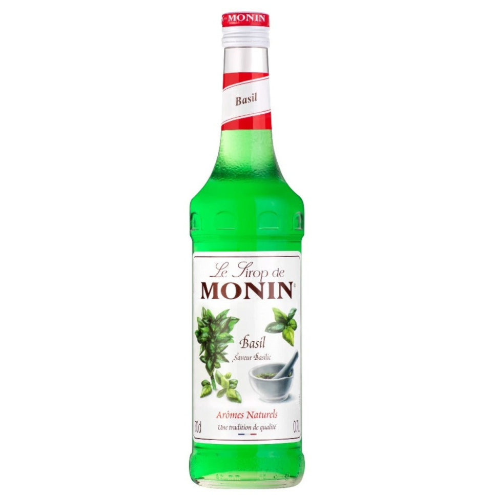 Monin Basil Syrup 70 cl in de groep Bar & Wijn / Bar Materiaal / Overig bar materiaal bij The Kitchen Lab (1083-30690)