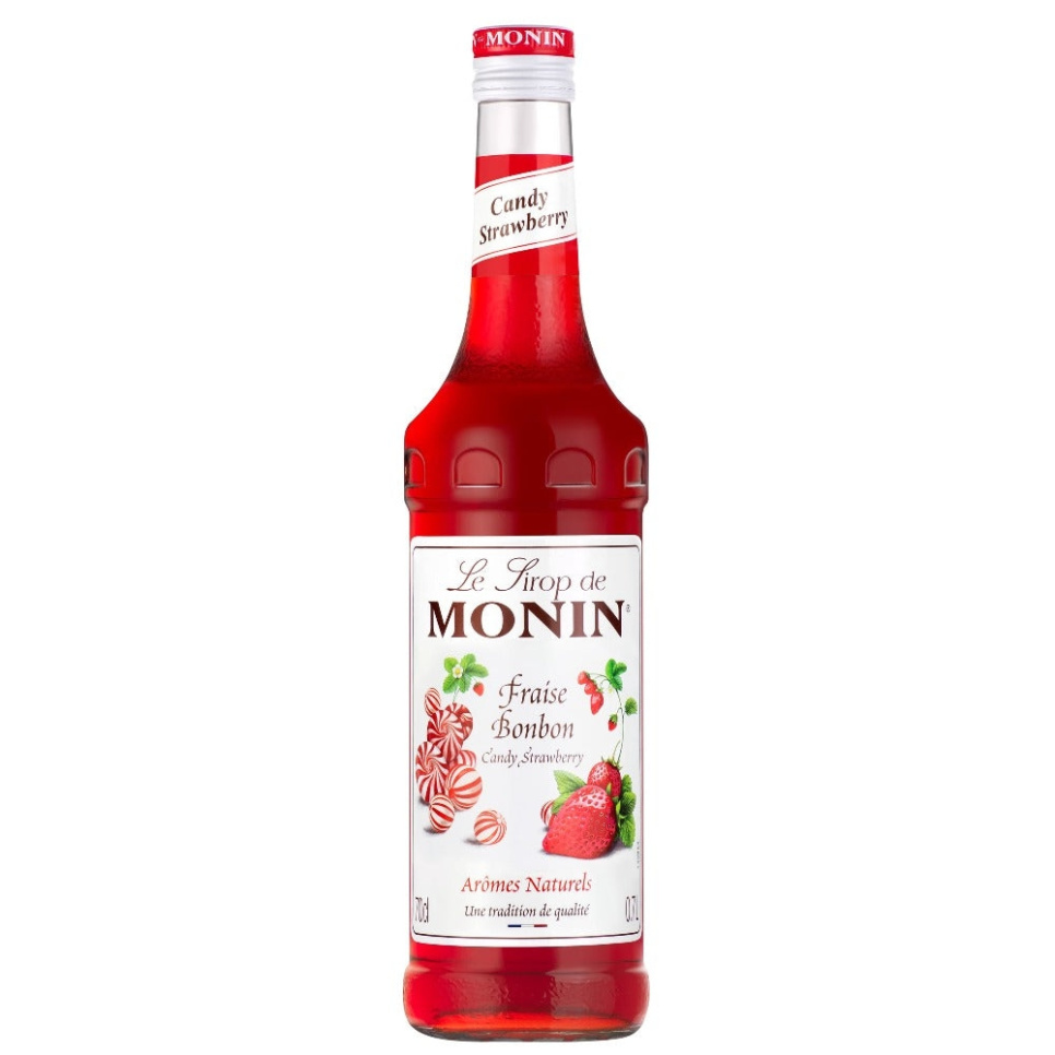 Monin Candy Strawberry 70 cl in de groep Bar & Wijn / Bar Materiaal / Overig bar materiaal bij The Kitchen Lab (1083-30700)