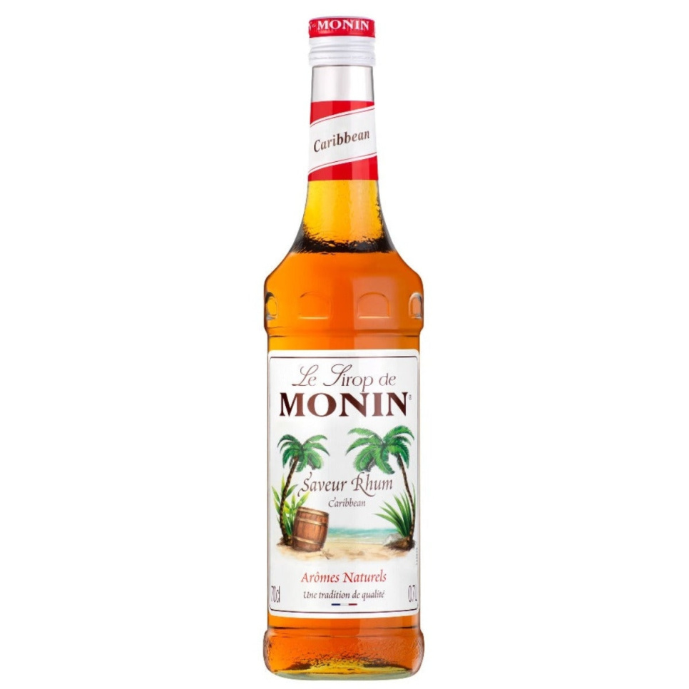 Monin Caribbean Rhum Syrup 70 cl in de groep Bar & Wijn / Bar Materiaal / Overig bar materiaal bij The Kitchen Lab (1083-30703)