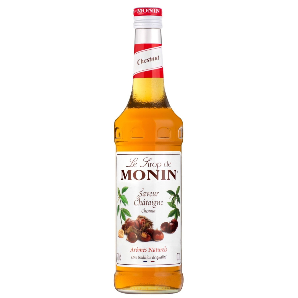 Monin Chestnut Syrup 70 cl in de groep Bar & Wijn / Bar Materiaal / Overig bar materiaal bij The Kitchen Lab (1083-30706)