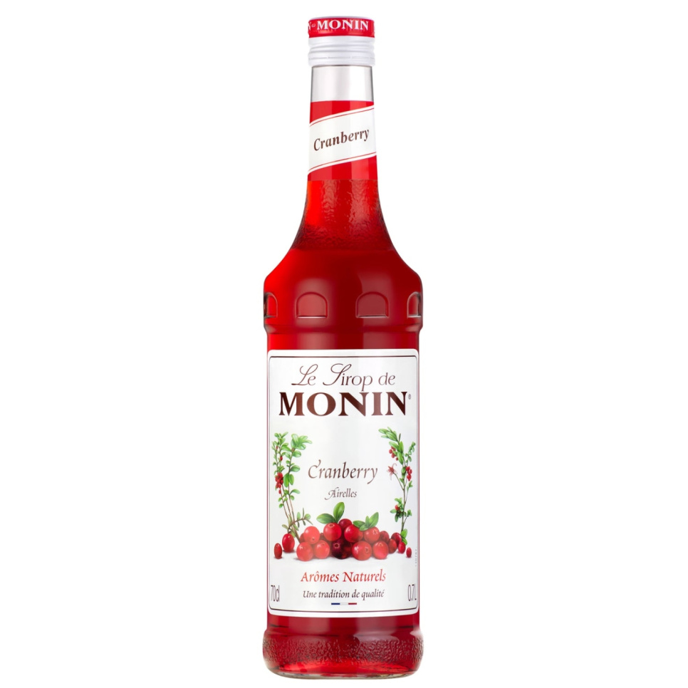 Monin Cranberry Syrup 70 cl in de groep Bar & Wijn / Bar Materiaal / Overig bar materiaal bij The Kitchen Lab (1083-30712)