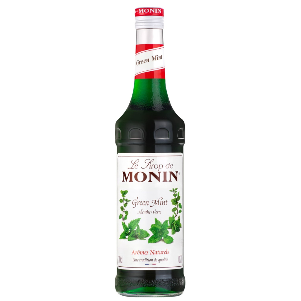 Monin Green Mint Syrup 70 cl in de groep Bar & Wijn / Bar Materiaal / Overig bar materiaal bij The Kitchen Lab (1083-30724)