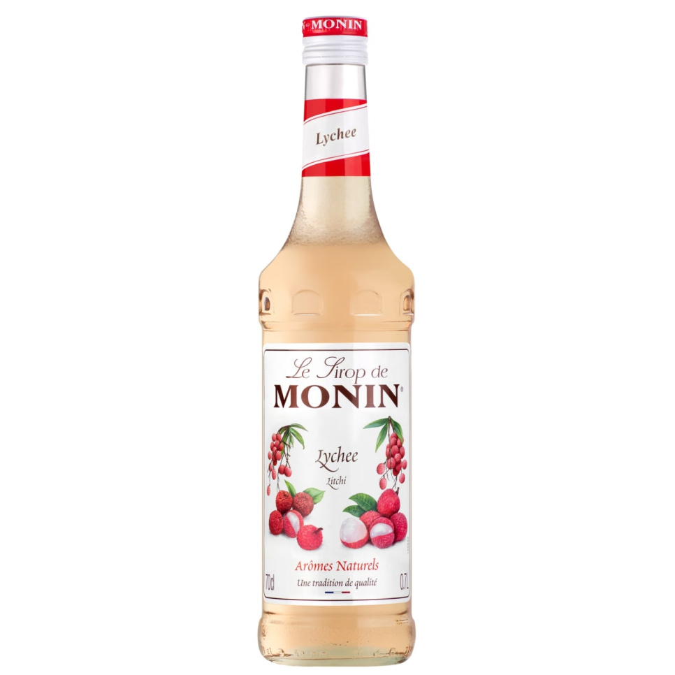 Monin Lychee Syrup 70 cl in de groep Bar & Wijn / Bar Materiaal / Overig bar materiaal bij The Kitchen Lab (1083-30736)