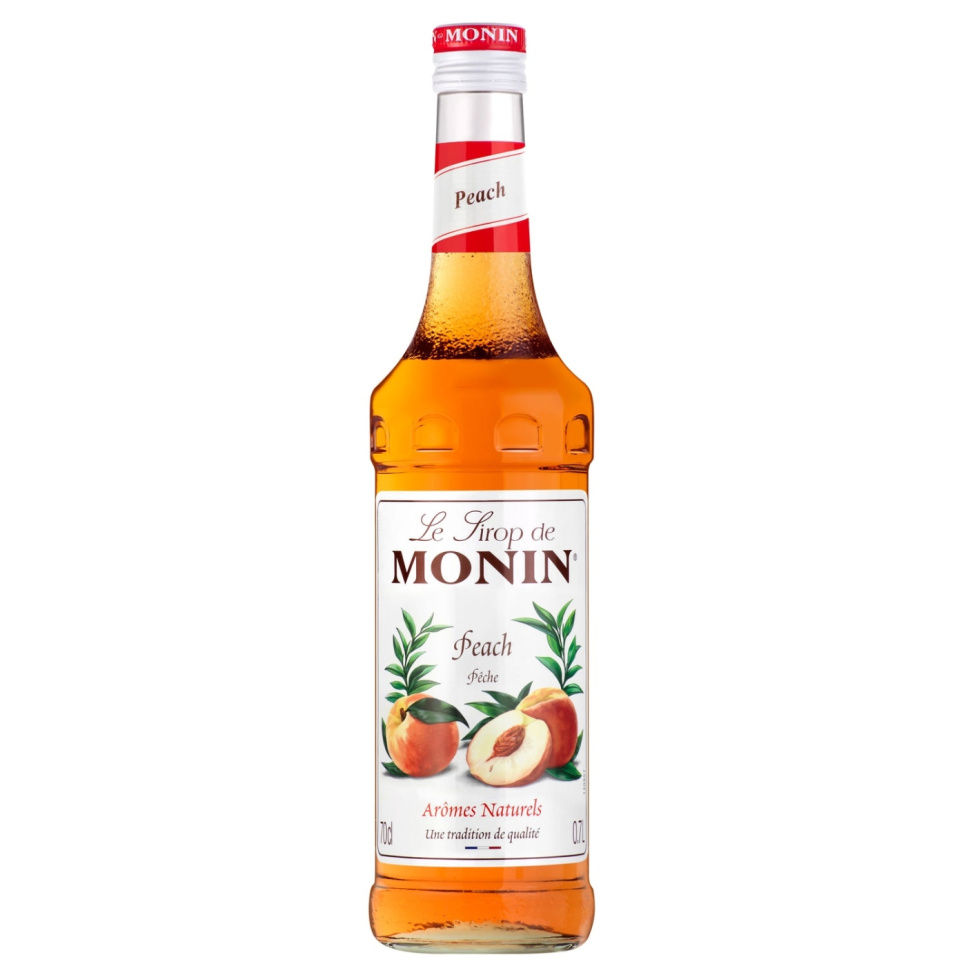 Monin Peach Syrup 70 cl in de groep Bar & Wijn / Bar Materiaal / Overig bar materiaal bij The Kitchen Lab (1083-30750)