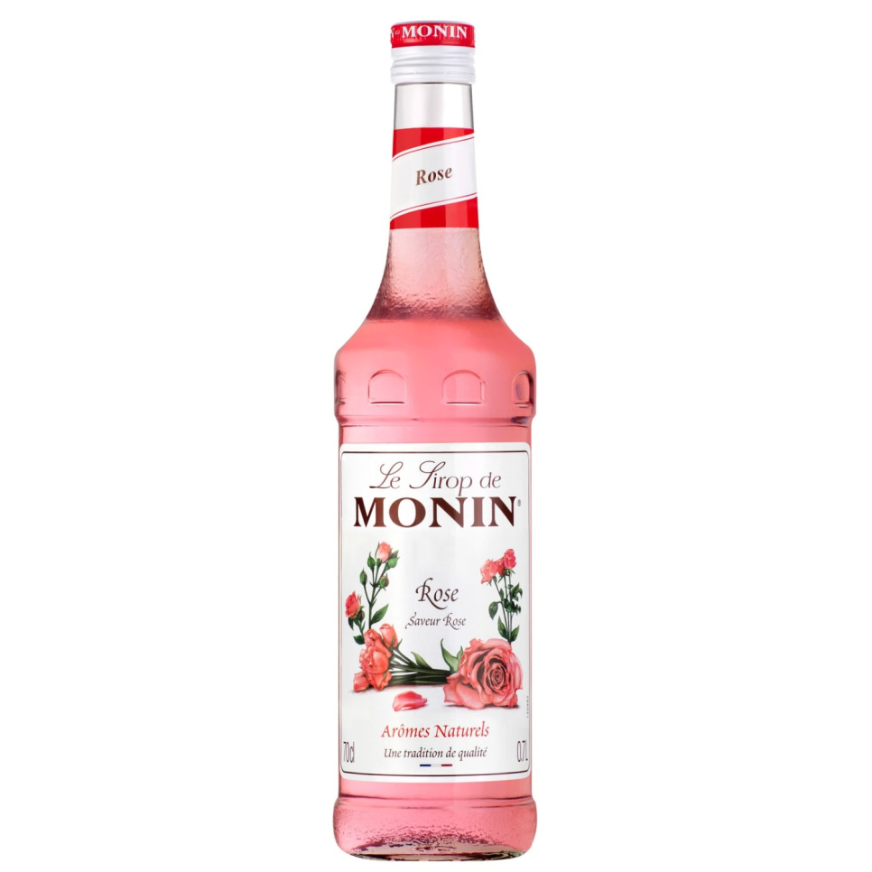 Monin Rose Syrup 70 cl in de groep Bar & Wijn / Bar Materiaal / Overig bar materiaal bij The Kitchen Lab (1083-30762)