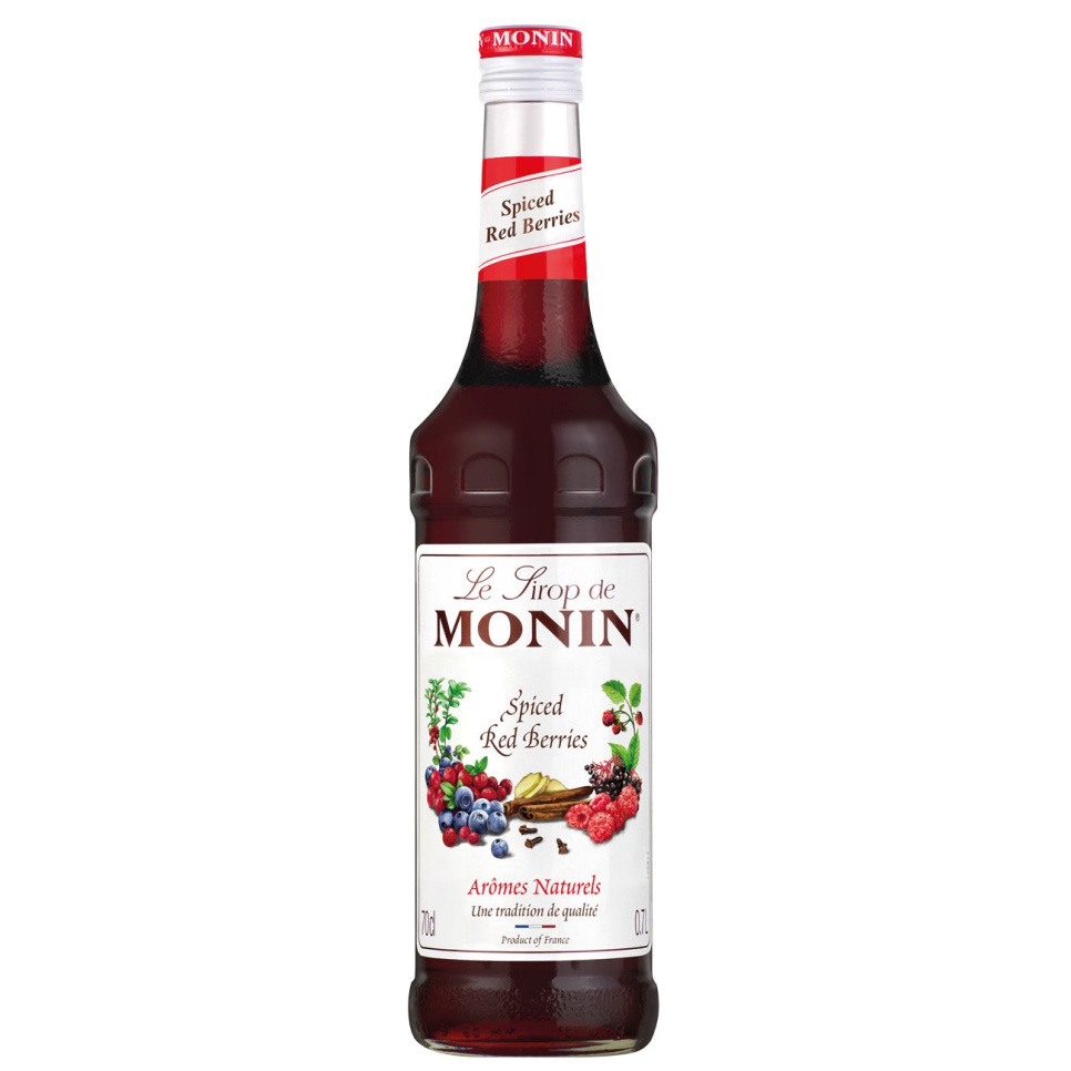 Monin Spiced Red Berries Syrup 70 cl in de groep Bar & Wijn / Bar Materiaal / Overig bar materiaal bij The Kitchen Lab (1083-30765)