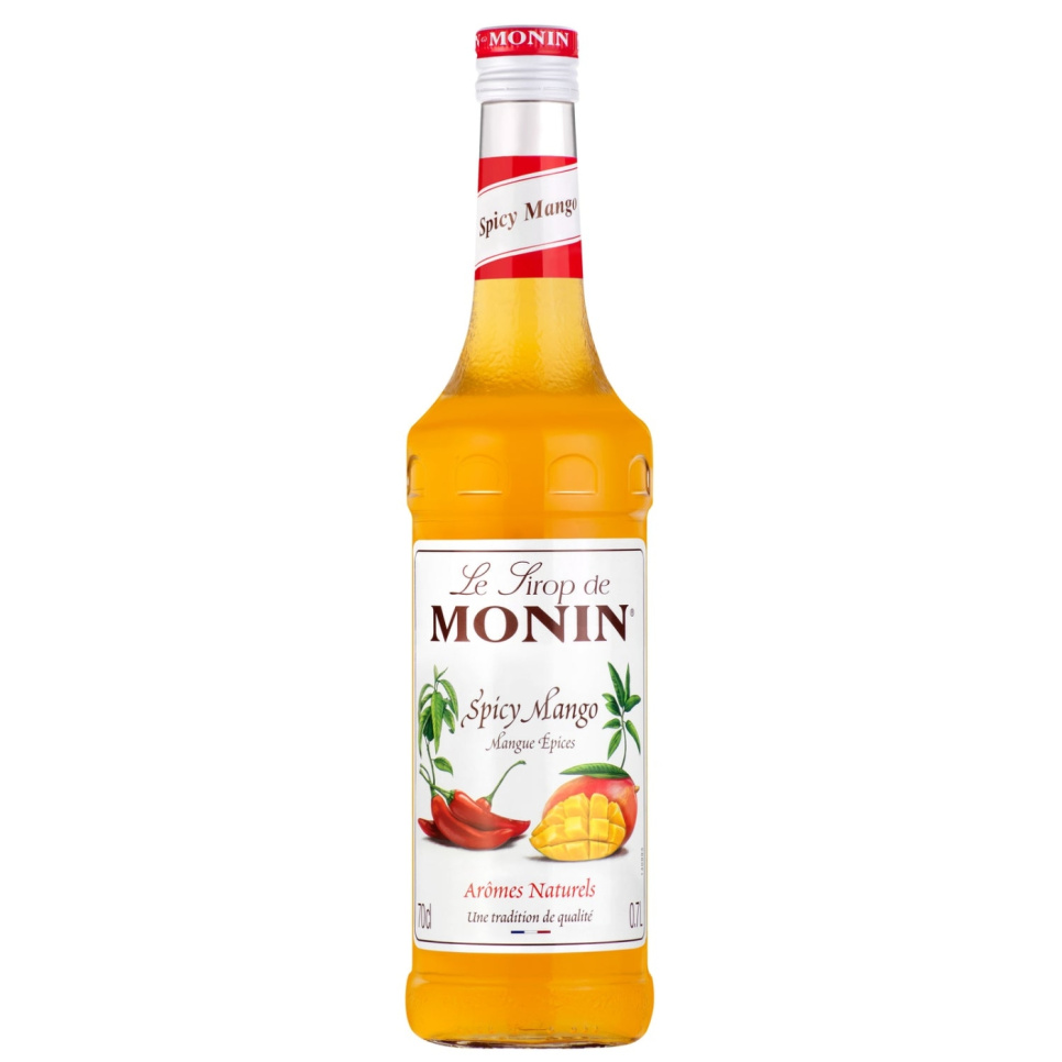 Monin Spicy Mango Syrup 70 cl in de groep Bar & Wijn / Bar Materiaal / Overig bar materiaal bij The Kitchen Lab (1083-30766)