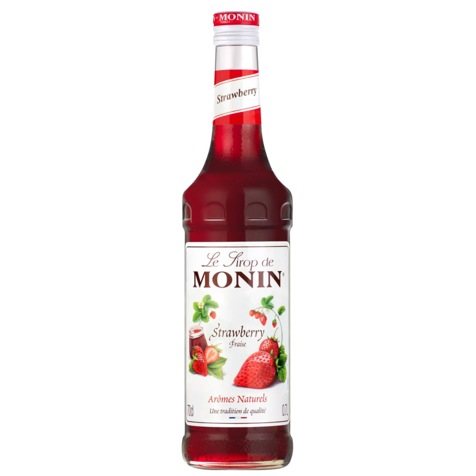 Monin Strawberry Syrup 70 cl in de groep Bar & Wijn / Bar Materiaal / Overig bar materiaal bij The Kitchen Lab (1083-30768)