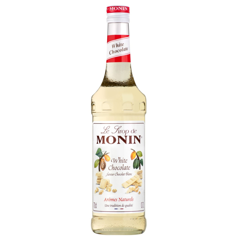 Monin White Chocolate Syrup 70 cl in de groep Bar & Wijn / Bar Materiaal / Overig bar materiaal bij The Kitchen Lab (1083-30776)