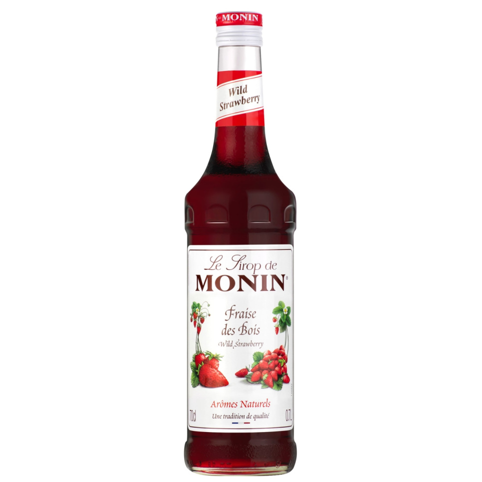 Monin Wild Strawberry Syrup 70 cl in de groep Bar & Wijn / Bar Materiaal / Overig bar materiaal bij The Kitchen Lab (1083-30778)