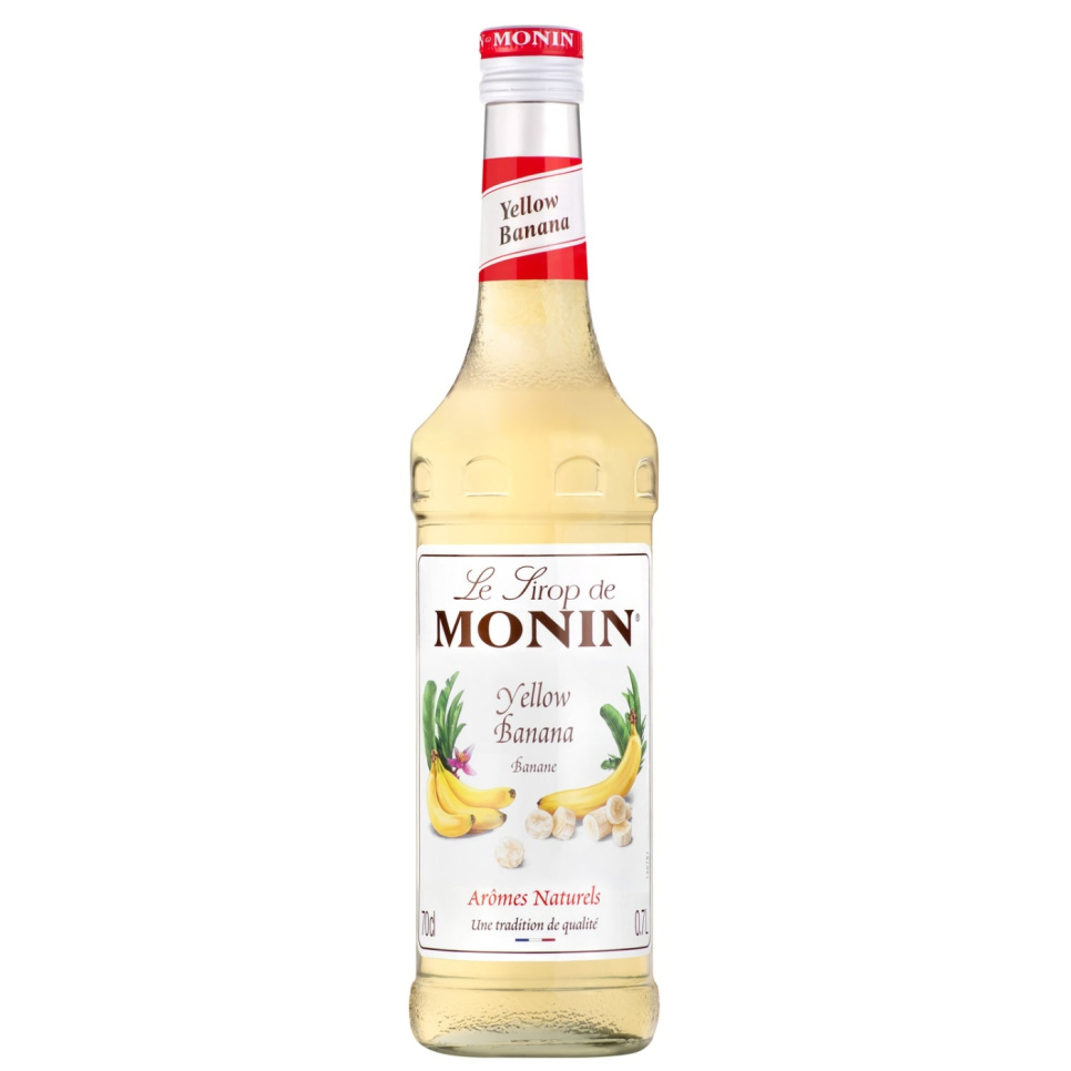 Monin Yellow Banana Syrup 70 cl in de groep Bar & Wijn / Bar Materiaal / Overig bar materiaal bij The Kitchen Lab (1083-30780)