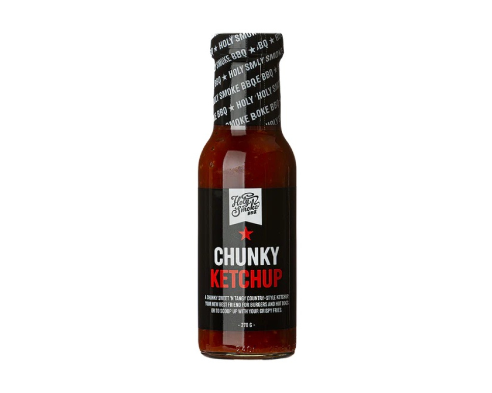 Chunky Ketchup, 270gr - Holy Smoke BBQ in de groep Koken / Koloniaal bij The Kitchen Lab (1282-30388)