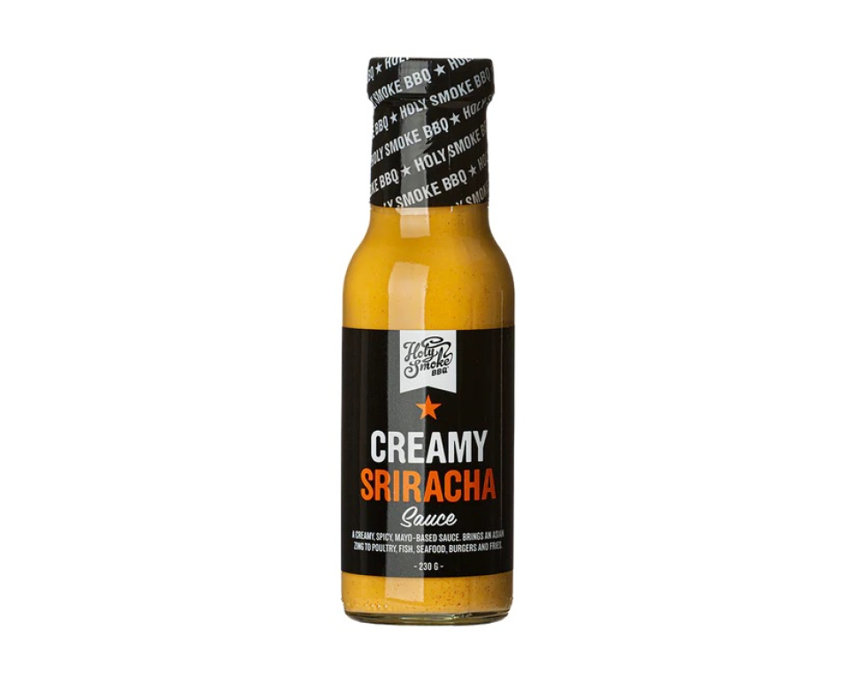 Creamy Sriracha, 230gr - Holy Smoke BBQ in de groep Koken / Koloniaal bij The Kitchen Lab (1282-30391)