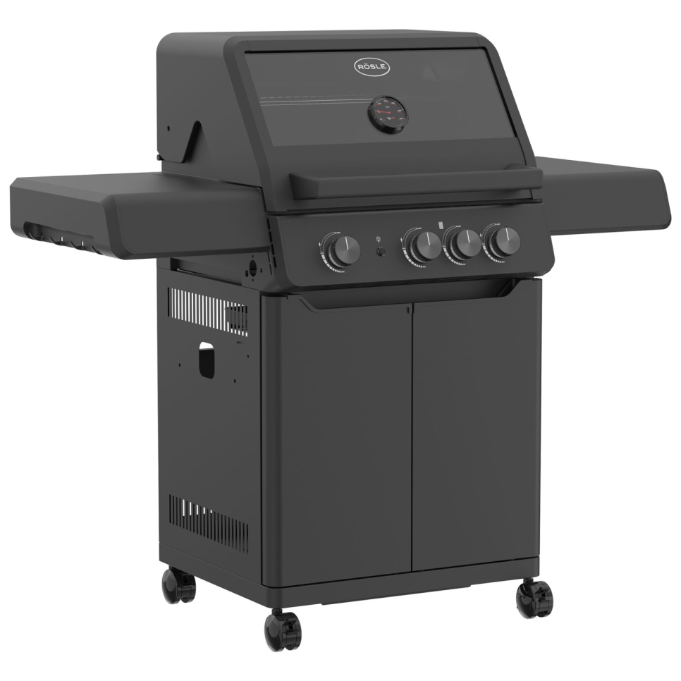 Gasbarbecue AllFlame Peer 3, 13500 W - Rösle in de groep Barbecues, Fornuizen & Ovens / Barbecueën / Gasbarbecues bij The Kitchen Lab (1544-30986)