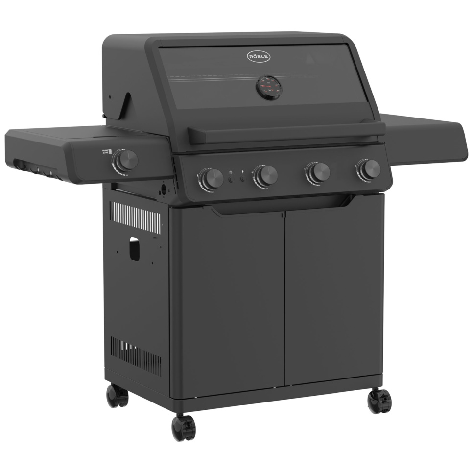 Gasbarbecue AllFlame Prime 4, 18000 W - Rösle in de groep Barbecues, Fornuizen & Ovens / Barbecueën / Gasbarbecues bij The Kitchen Lab (1544-30987)