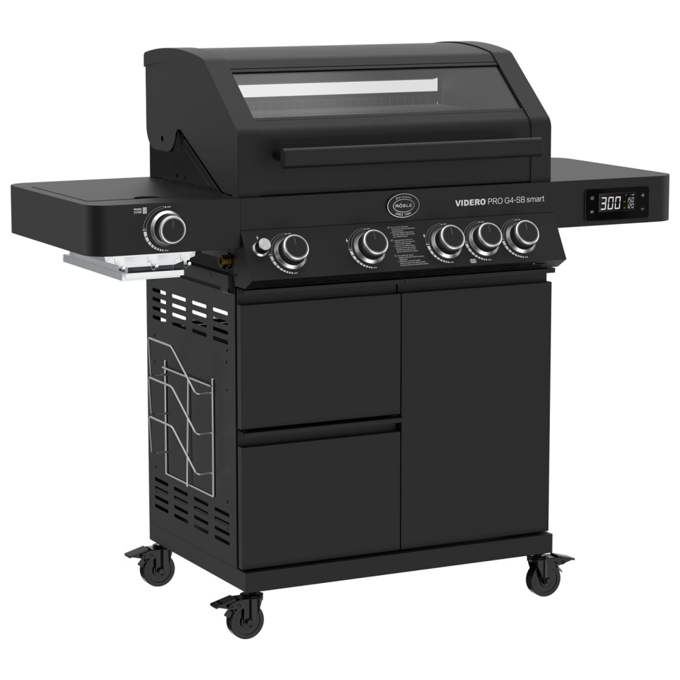 Videro PRO G4-SB Smart Vario+ gasbarbecue, 20700 W - Rösle in de groep Barbecues, Fornuizen & Ovens / Barbecueën / Gasbarbecues bij The Kitchen Lab (1544-30992)