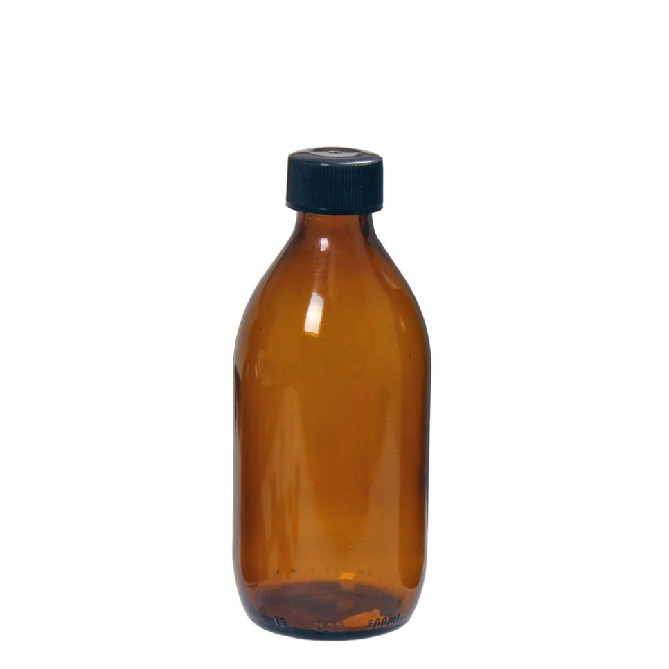 Bruin glazen flesje met schroefdop, 300 ml in de groep Koken / Keukengerei / Flessen & potten bij The Kitchen Lab (2182-29002)