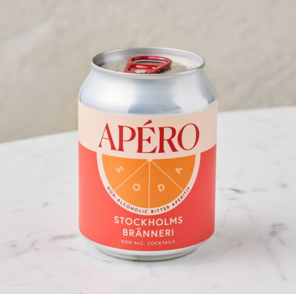 Apéro soda, 250ml, 0,5% - Stockholms Bränneri in de groep Bar & Wijn / Bar Materiaal / Overig bar materiaal bij The Kitchen Lab (2222-30865)